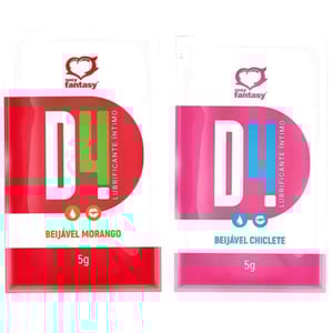 D4 Gel Lubrificante íntimo Beijável Sachê 5g Sexy Fantasy