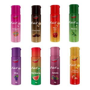 Fácil Lub Lubrificante Beijável 18g Chillies