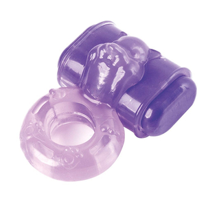 Anel Com Vibrador Violeta Hot Flowers