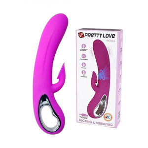 Vibrador Ponto G Nicola 12 Vibrações E 12 Modos De Sucção Pretty Love