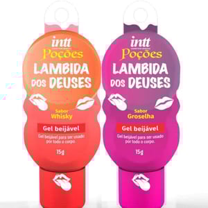 Lambida Dos Deuses Poção Gel Beijável 15g Intt