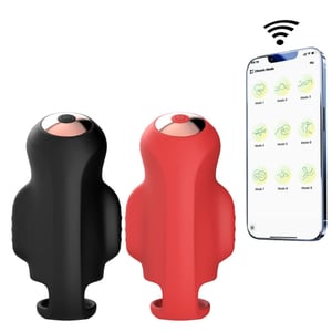 Estimulador De Pênis Com Anel 9 Modos De Vibração E Controle Por App Vibe Toys