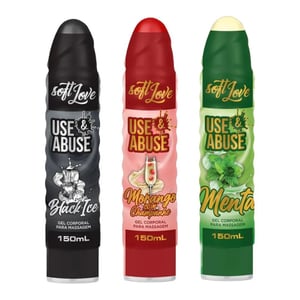 Use & Abuse Gel De Massagem Beijável 150ml Soft Love