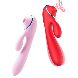 Vibrador Sharp Com Sugador E Estimulador De Clitóris 8 Vibrações