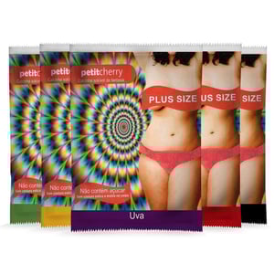 Calcinha Comestivel Neon Plus Size Petitchery