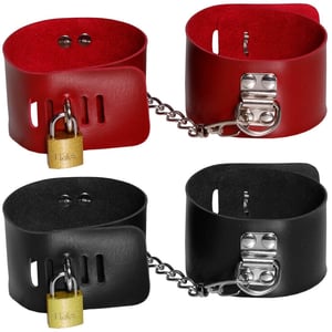 Algema Bracelete Carrara Com Cadeado Dominatrix