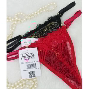 Calcinha Fio Dental Strass Bumbum Faz O Pix Tallyta