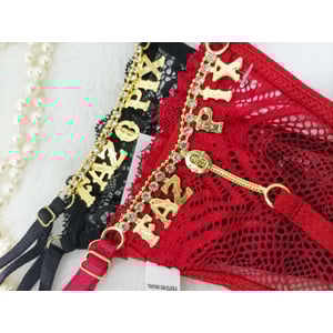 Calcinha Fio Dental Strass Bumbum Faz O Pix Tallyta