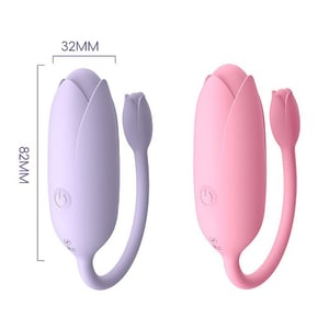 Bullet Flower Com 9 Modos De Vibração Via Aplicativo Vibe Toys