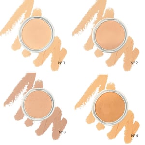 Pó Compacto Tons Claros Linha Basic Green Safira Cosméticos