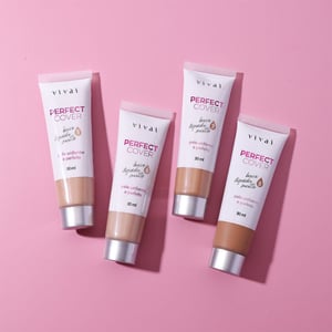 Base Líquida Matte Cores 2.0 Perfect Cover Vivai