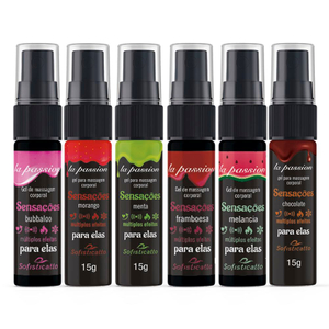 Gel Beijável Sensações La Passion 15g Sofisticatto