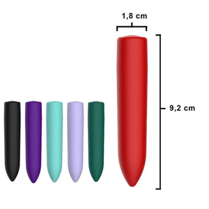Vibrador Bullet Recarregável 10 Modos De Vibração Vibe Toys