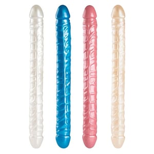 Prótese Dupla Dildo Super Realística 43 X 4cm Vibe Toys