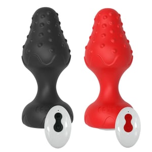 Plug Anal Em Silicone Com 10 Vibrações E Controle Remoto Vibe Toys