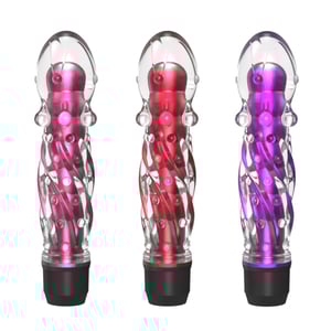 Vibrador Translúcido Com Esferas Estimuladoras Vibe Toys