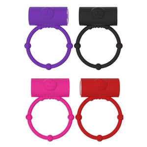 Anel Silicone Ursinho Flexível Com Cápsula Vibratória Vibe Toys