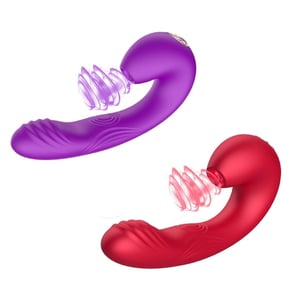 Estimulador Clitoriano Sucker Recarregável Com Penetrador Ponto G Vibe Toys