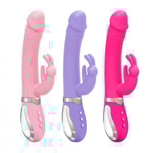 Vibrador Rabbit Naughty Com Língua Estimuladora 36 Vibrações E Aquecimento