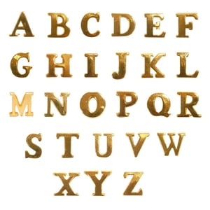 Letras Para Calcinha Personalizada De Metal Mil Toques