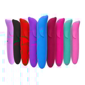 Vibrador Ponto G Colors Golfinho Aveludado Vibe Toys