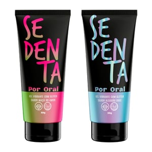 Sedenta Por Oral Gel Vibrante Com Glitter  50g Pepper Blend