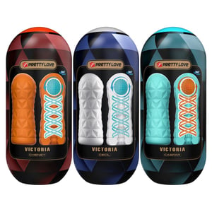 Masturbador Big Egg Victoria Com Texturas Massageadoras Pretty Love
