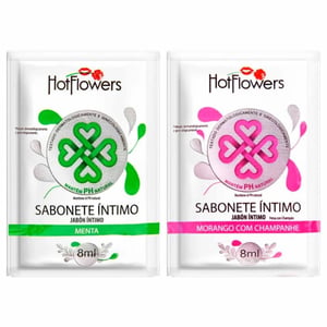 Sabonete íntimo Sachê 8 Ml Hot Flowers