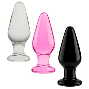 Plug Anal De Vidro Cônico Glass Lovetoy