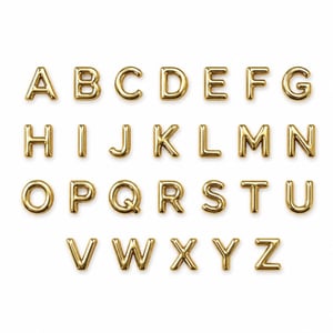 Letras De Metal Para Personalizar Douradas Yaffa Lingerie