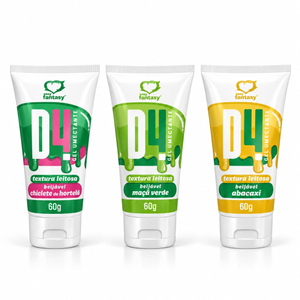D4 Gel Umectante Textura Leitosa Beijável 60g Sexy Fantasy