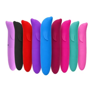 Vibrador Ponto G Colors Golfinho Aveludado Vibe Toys