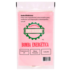 Bomba Energética Tnt Sexual Shake Afrodisíaco Feminino 45g Focko Sex