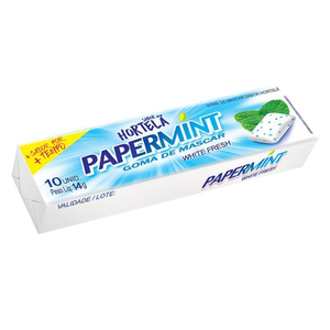 Goma De Mascar White Fresh Papermint