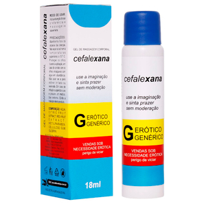 Cefalexana Gel Beijável Farmacia Do Prazer 18ml Secret Love