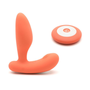 Vibrador Plug Anal Luxo 10 Vibrações Kisstoy