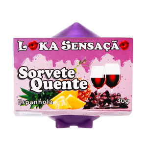 Vela Comestível Sorvete Quente Loka Sensação