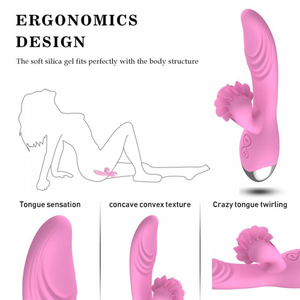 Vibrador Com Estimulador Simulador De Sexo Oral Dibe