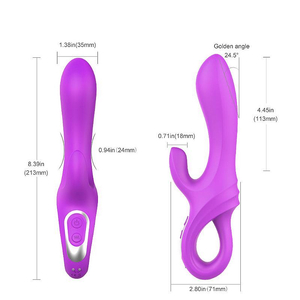 Vibrador Ponto G E Clítoris Daggers 9 Vibrações Vibe Toys