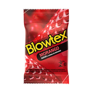 Preservativo Com Sabor E Aroma Blowtex