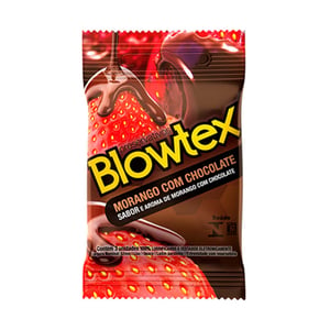 Preservativo Com Sabor E Aroma Blowtex