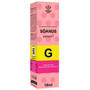 Só Anus Gel Dessensibilizante Anal 18ml Segred Love