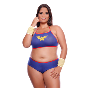 Fantasia Mulher Maravilha Plus Size Mil Toques