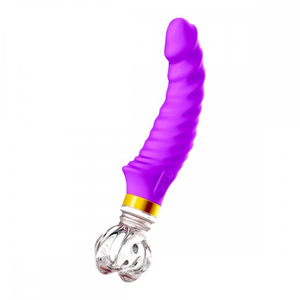 Vibrador Coração Av-q2 Ponta Curvada Estimuladora Do Ponto G 10 Modos Vibratorios Hantewei