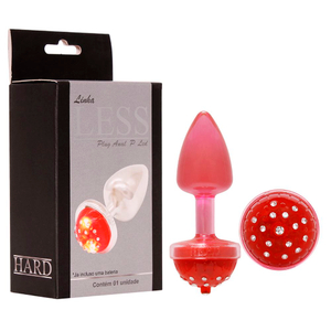 Plug Anal Less Com Led Pequeno Hard