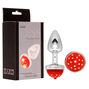 Plug Anal Less Com Led Pequeno Hard