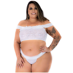 Conjuto Plus Size Ciganinha Delicado Pimenta Sexy