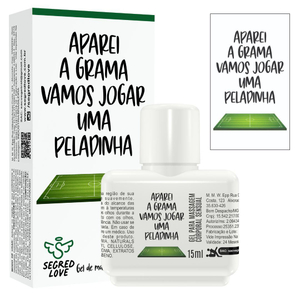 Vamos Jogar Uma Peladinha Gel Adstringente 15ml Com Tatuagem Segred Love