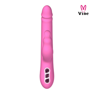 Vibrador Rabbit Rotativo Glans Com Estimulador Clitoriano 7 Vibrações Vibe Toys