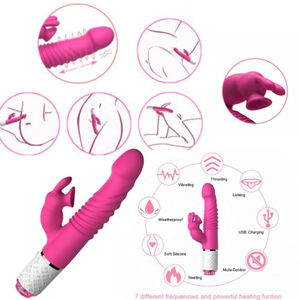 Vibrador Vai E Vem Com Função Aquecimento E Pulsação Nozzle 7 Vibrações Vibe Toys